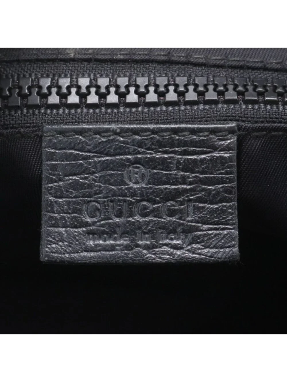 Gucci GG Supreme Leather Shoulder Bag Crossbody Messenger Black